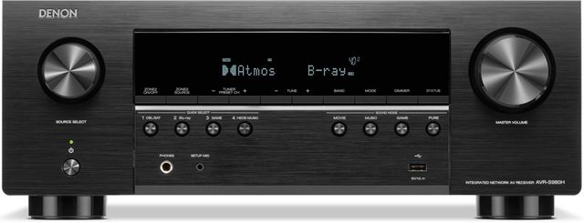 Denon® Black 7.2 Ch. Home Theater Receiver Powered by HEOS™-0