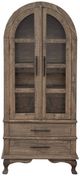 International Furniture Direct Arlette Muted Brown Door Cabinet-3