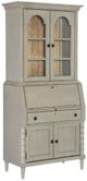 Legacy Classic Vintage Market Barnwood Oak/Northern Moss Secretary Cabinet-0