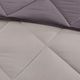 Olliix by Madison Park Essentials Larkspur Charcoal and Grey Twin/Twin XL 3M Scotchgard Reversible Down Alternative Comforter Set-3