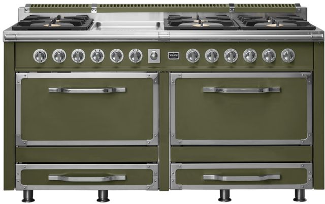 Viking® Tuscany 66” Martini Pro Style Dual Fuel Range with Griddle-0