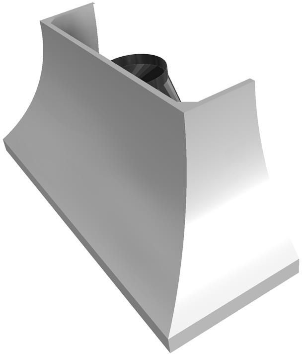 Vent-A-Hood® Designer Series 66" Stainless Steel Wall Mounted Range Hood-1