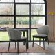 Armen Living Juno 2-Piece Black/Charcoal Dining Side Chair Set-1