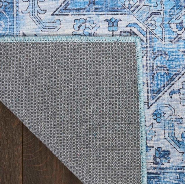 Nourison Home™ Nourison NWB15 Washables Blue 5'x7' Area Rug-2