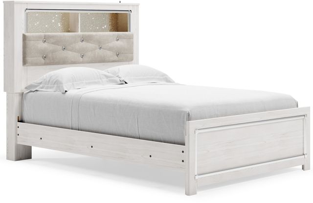 Signature Design by Ashley® Altyra 6-Piece White Twin Panel Bookcase Bed Set-1