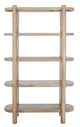International Furniture Direct White Balam Ivory White Bookcase-1