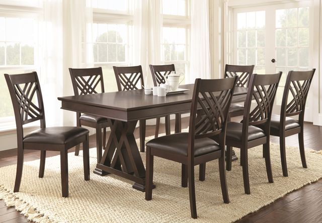 Steve Silver Co. Adrian 5-Piece Merlot Cherry Dining Set-0