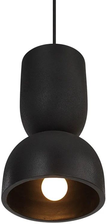 Renwil® Caen Black Textured Pendant Light-2