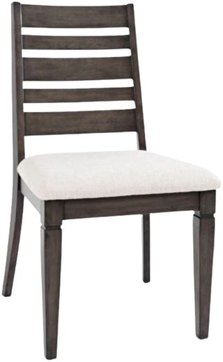 Jofran Inc. Lincoln Square Beige/Espresso Ladderback Side Chair