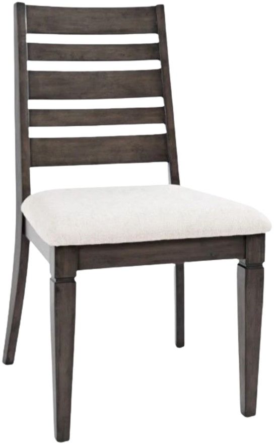 Jofran Inc. Lincoln Square Beige/Espresso Ladderback Side Chair-0