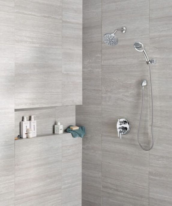Delta Galeon® 17S Lumicoat® Chrome 3-Setting Integrated Diverter Trim-1