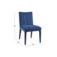 Bassett Mirror Brianne Navy Dining Chair-2