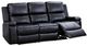 Mazin Furniture Maddox Black Reclining Sofa-1