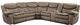 Mazin Furniture Bastrop Light Brown 3 Piece Sectional With Right Console-0