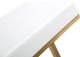 TOV Furniture Ferrara White Set of 2 Gold Steel Bar Stool-4