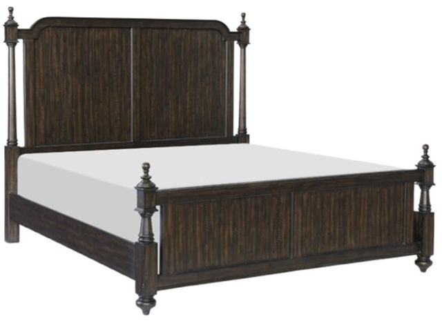 Homelegance® Cardano Driftwood Charcoal Queen Panel Bed-0