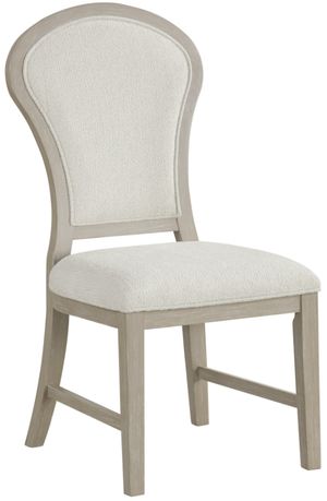 New Classic® Home Furnishings Gwendolyn Cerused Taupe Dining Side Chair
