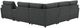 Coaster® Collins 6-Piece Dark Gray Modular Power Reclining Sectional-3
