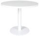 CabanaCoast® Customizable Origin Aluminum 42'' Outdoor Round Pedestal Balcony Table-0