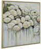A & B Home Blue/Cream Claudia Garden Hand Painted Wall Art-0