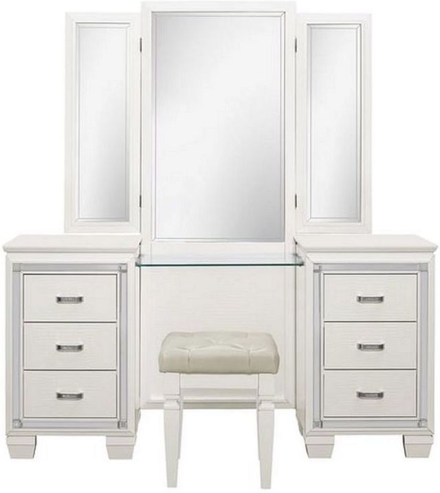 Mazin Furniture Allura White Vanity Table-1