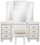 Mazin Furniture Allura White Vanity Table-1