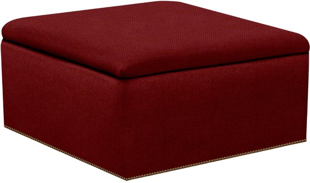 England Furniture Customizable Hendrix Storage Ottoman with Nailhead Trim-2