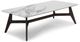 Natuzzi Editions Plettro Statuario/Brown Ash Rectangular Coffee Table-0