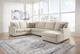 Signature Design by Ashley® Edenfield 3-Piece Linen Right-Arm Facing Sectional and Chaise-3