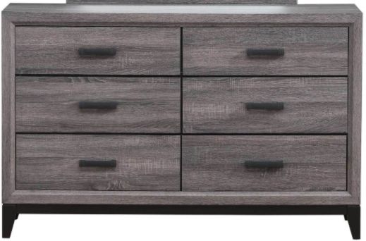 Global Furniture USA Kate Foil Gray Dresser-1