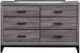 Global Furniture USA Kate Foil Gray Dresser-1