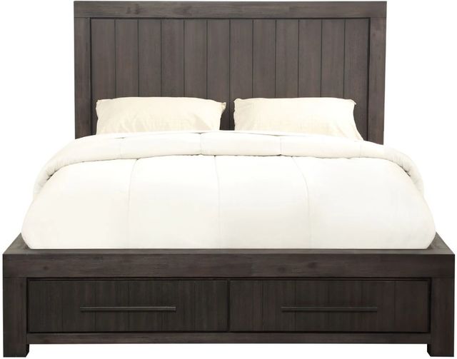 Modus Furniture Heath Basalt Gray Queen Storage Bed-2