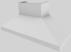 Vent-A-Hood® 66" White Euro-Style Wall Mounted Range Hood-5