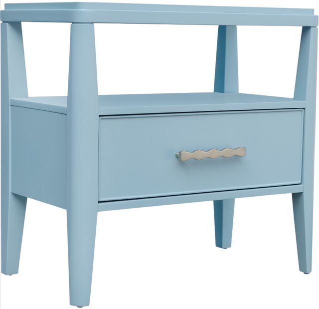 Hooker® Furniture Commerce and Market Sola Blue Nightstand-0