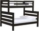 Crate Designs™ Furniture TimberFrame Espresso Twin XL/Queen Bunk Bed-0