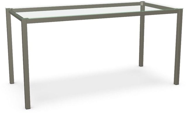 Amisco Customizable Nicholson 42" Clear Glass Bar Table-0