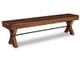 Handstone Saratoga 72” Bench with Leather Seat-0