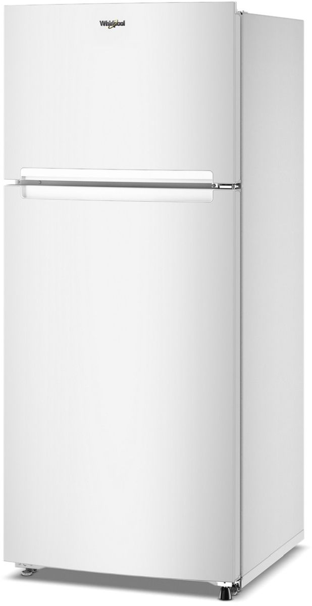Whirlpool® 33" 16.35 Cu. Ft. White Top Freezer Refrigerator with Total Coverage Cooling-3