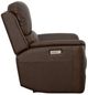 Flexsteel® Henry Dark Brown Power Recliner with Power Headrest and Lumbar-3