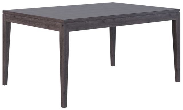 Country View Woodworking Customizable Chelsa 38" Elm Top Dining Table with 2-Leaves and Brown Maple Base-0