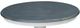 John Thomas Furniture® Dining Essentials Heather Gray 30" Round Top Dining Table with White Pedestal Base -1