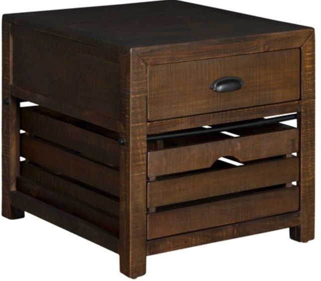 American Wholesale Furniture Homestead Brown End Table-0