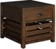 American Wholesale Furniture Homestead Brown End Table-0