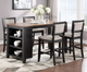 Winners Only® Woodbridge 2-Piece Ebony Bar Stool Set-1