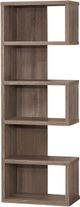 Coaster® Joey Weathered Grey 5-Tier Bookcase-0