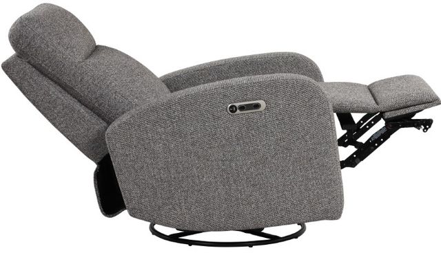 Parker House® Thriller Natural Beauty Gray Power Swivel Glider Recliner-3