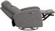 Parker House® Thriller Natural Beauty Gray Power Swivel Glider Recliner-3