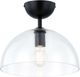 Forty West Greenly Black Semi-Flush-2