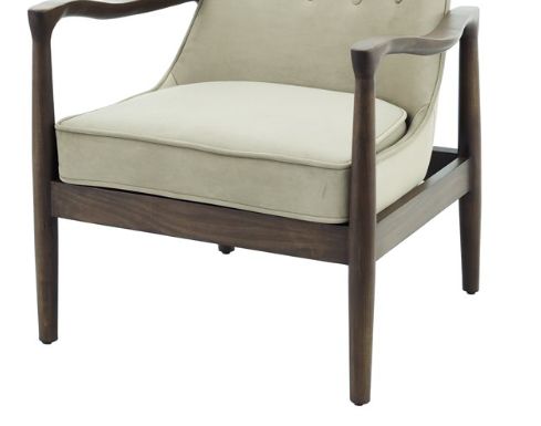 YHD Fabrizio Brown Accent Chair-1