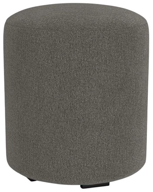 Flexsteel® Pouf Coal Ottoman-1